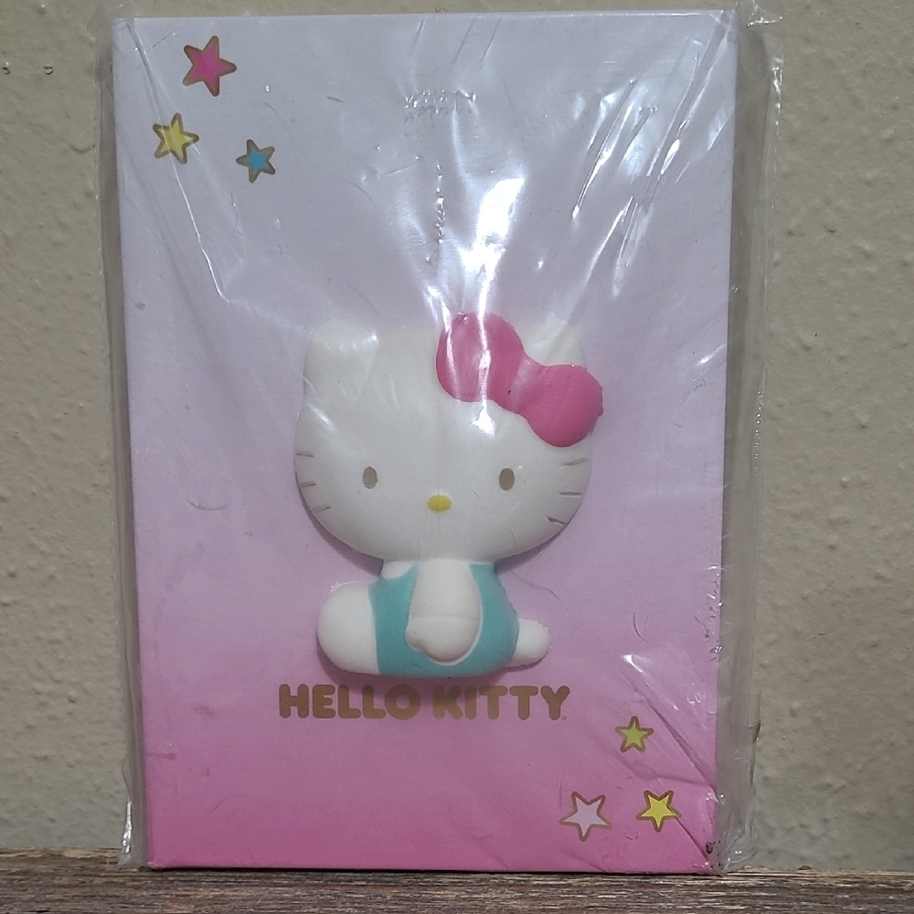Sanrio Hello Kitty Journal With Squishy Figurine Cover